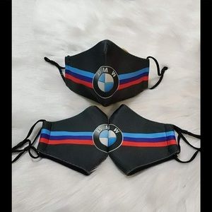 2 Pack BMW Adult Unisex Adjustable Face Masks